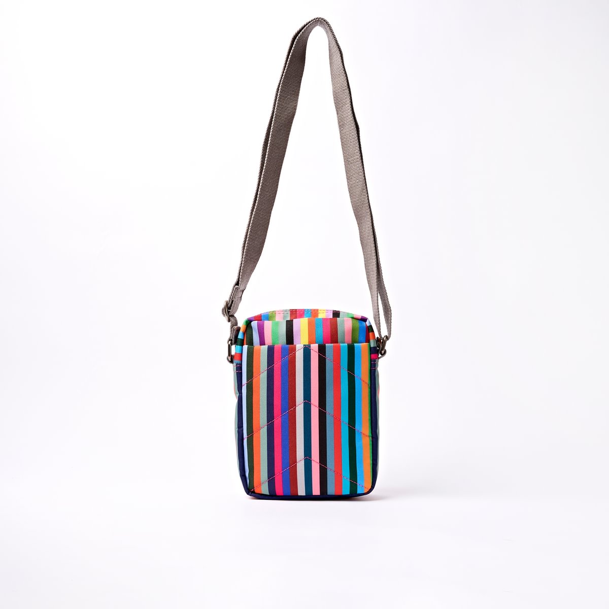 Bond Crossbody Bag in Multi Stripe Canvas - Small