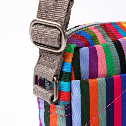 Bond Crossbody Bag in Multi Stripe Canvas - Small