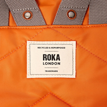Canfield Medium Backpack in Jaffa Orange Nylon