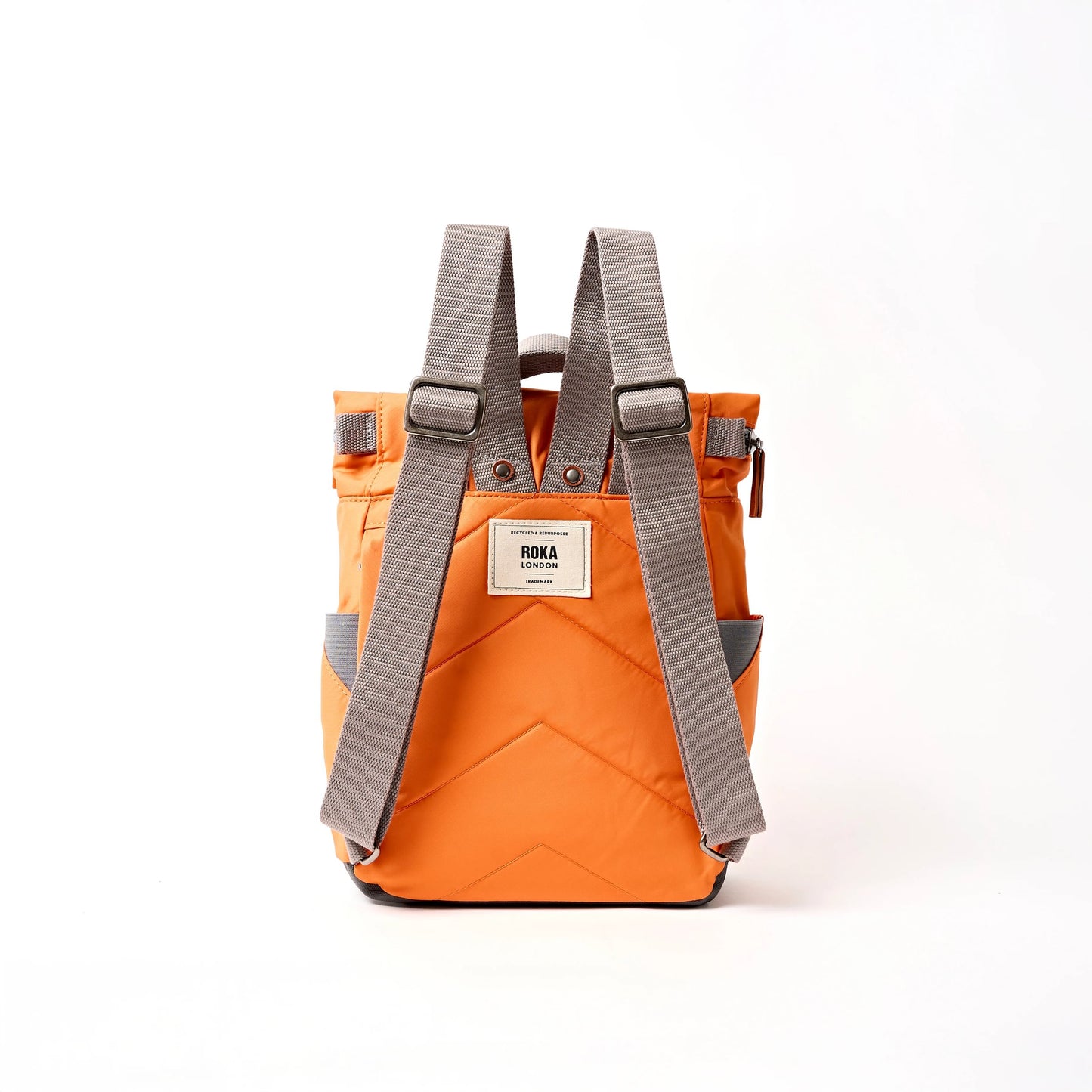 Canfield Small Backpack in Jaffa Orange Nylon