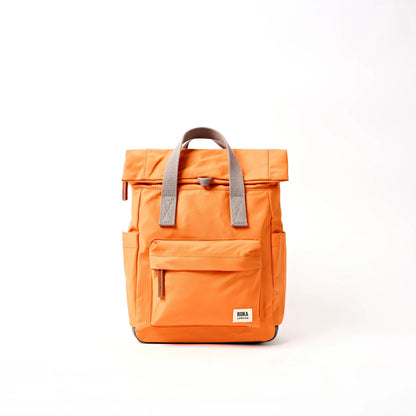 Canfield Small Backpack in Jaffa Orange Nylon