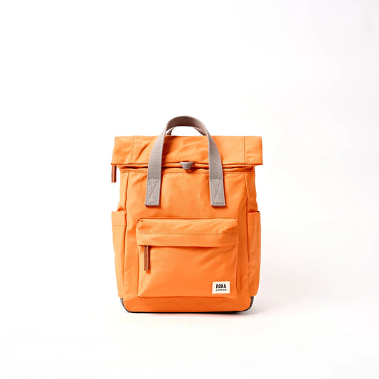 Canfield Small Backpack in Jaffa Orange Nylon