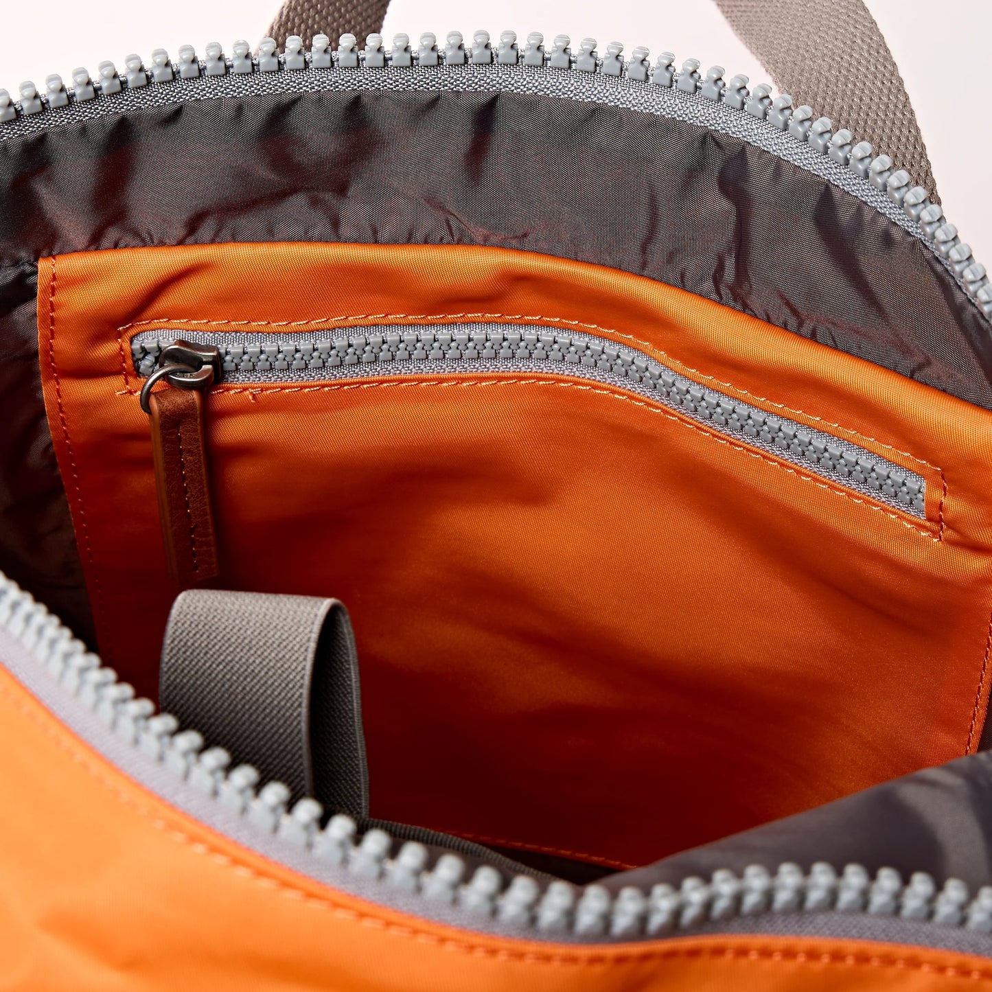 Canfield Small Backpack in Jaffa Orange Nylon