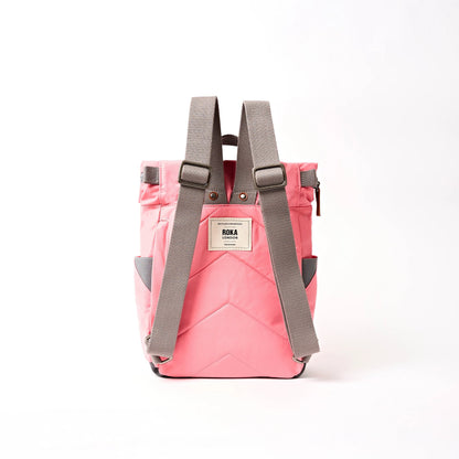 Canfield Small Backpack in Pink Lemonade Nylon