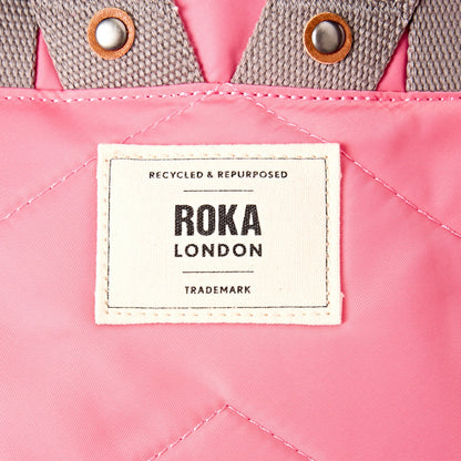 Canfield Small Backpack in Pink Lemonade Nylon
