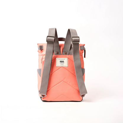 Canfield Small Backpack in Sugar Coral Nylon