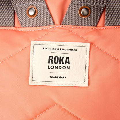 Canfield Small Backpack in Sugar Coral Nylon