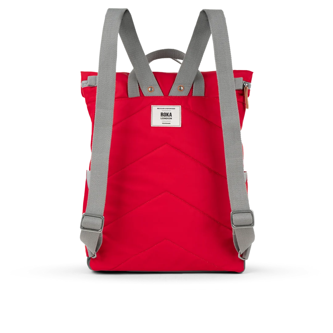 Canfield Large Backpack in Cranberry Nylon - Large