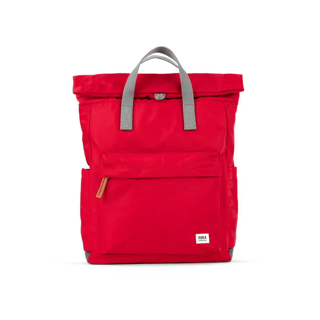 Canfield Large Backpack in Cranberry Nylon - Large