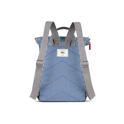 Canfield Medium Backpack in Blue Hickory Canvas