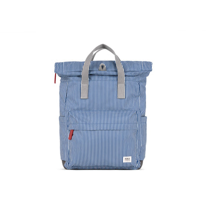 Canfield Medium Backpack in Blue Hickory Canvas