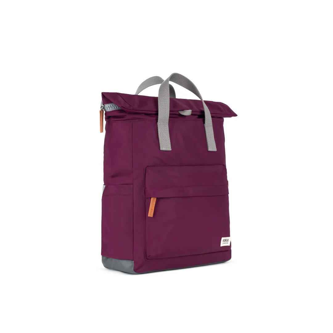 Canfield Roll Top Small Backpack in Royal Burgundy