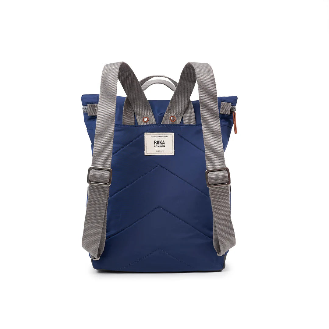 Canfield Roll Top Small Backpack in Crisp Blue