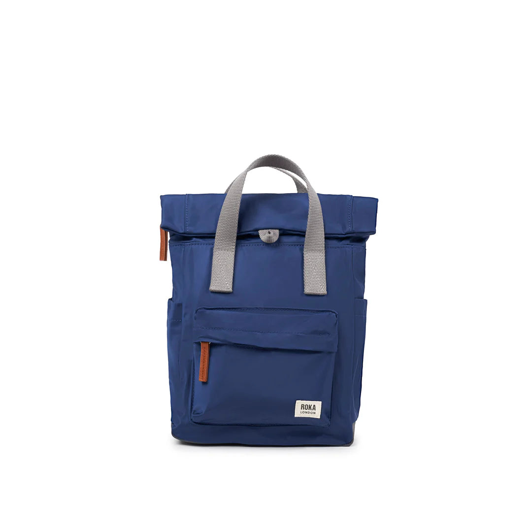 Canfield Roll Top Small Backpack in Crisp Blue