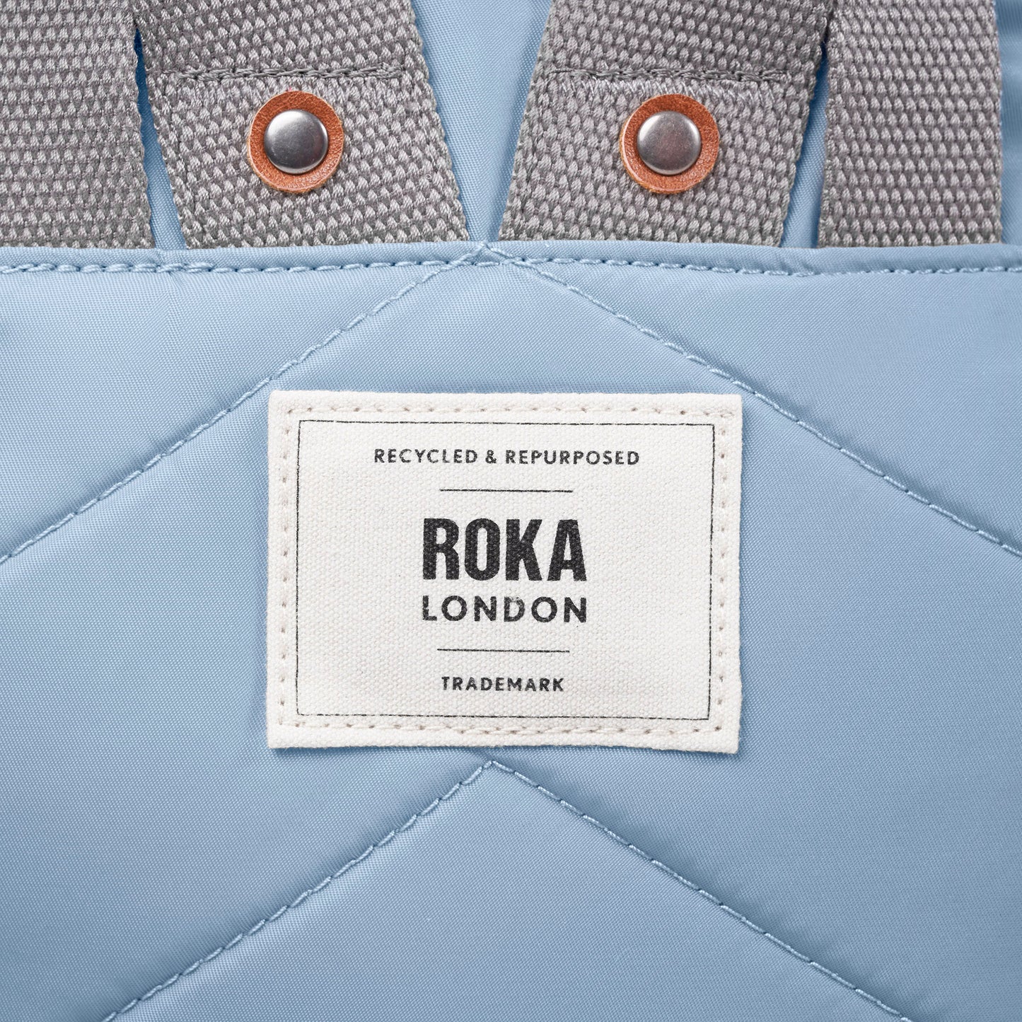 Canfield Small Backpack in Retro Blue Nylon