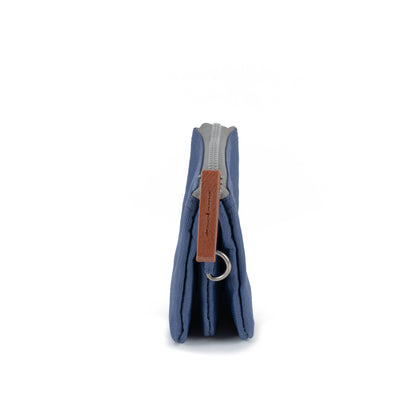 Carnaby Small Wallet in Burnt Blue Canvas
