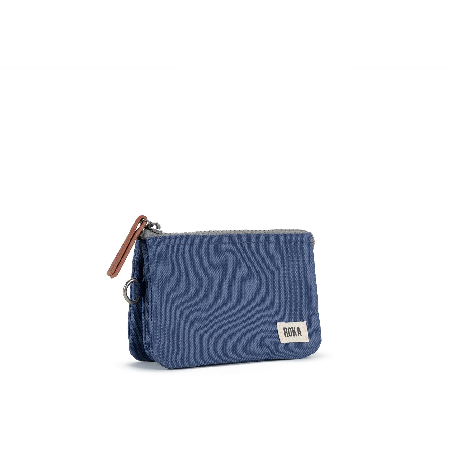 Carnaby Small Wallet in Burnt Blue Canvas