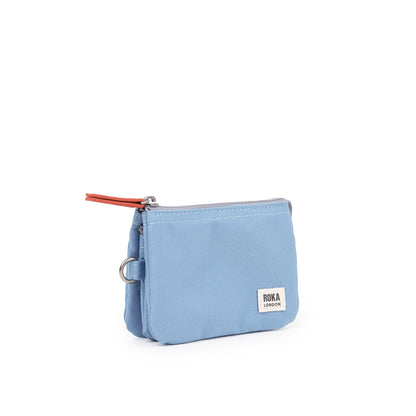Carnaby Small Wallet in Retro Blue Canvas