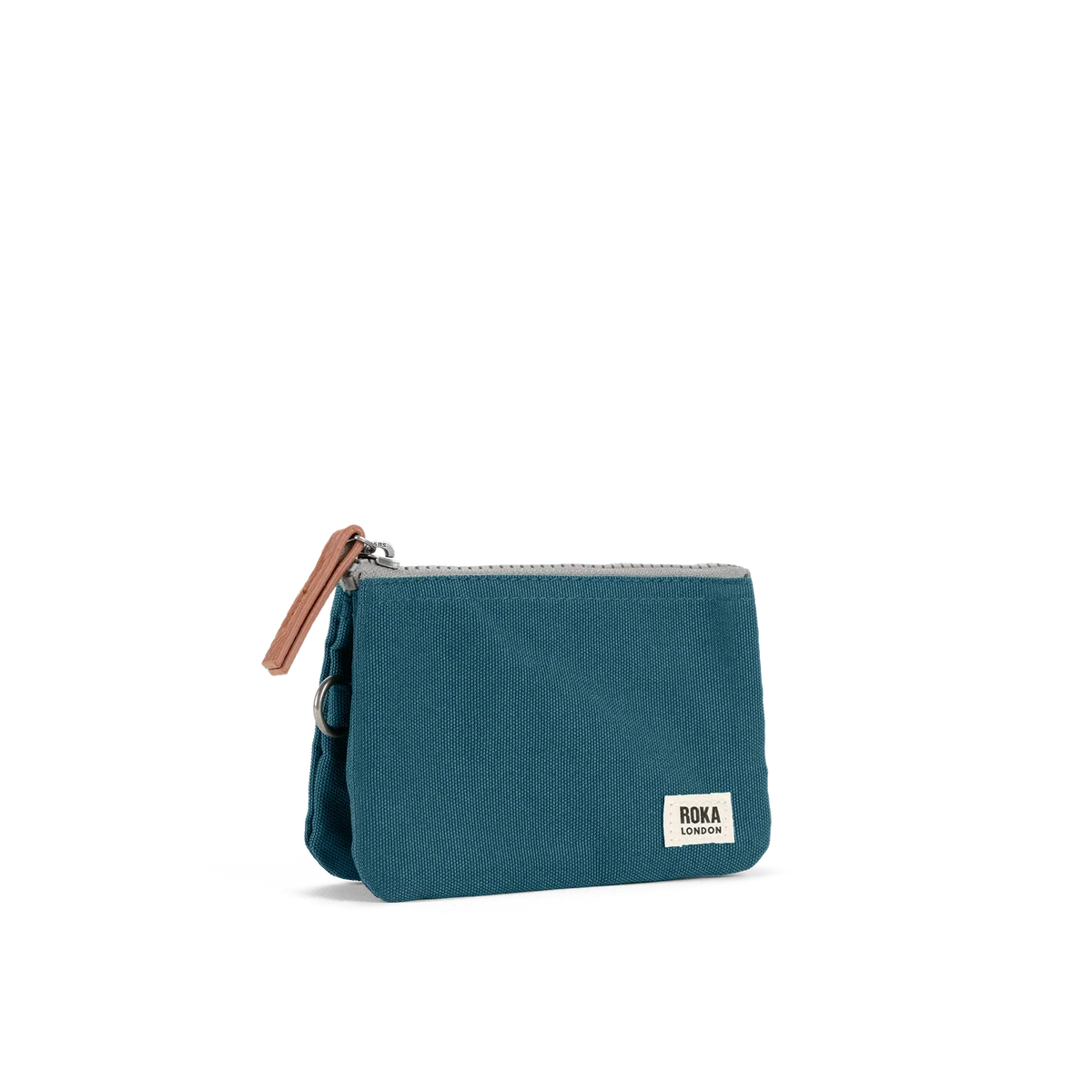 Carnaby Wallet in Teal Canvas - Small