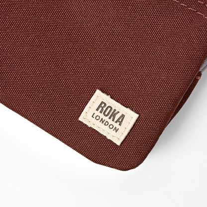 Carnaby Wallet in Chocolate Canvas - Small
