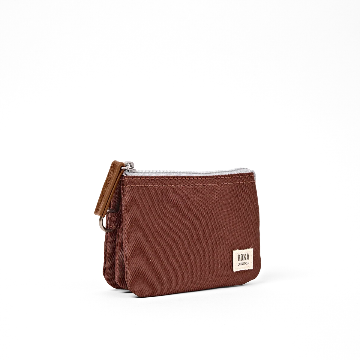 Carnaby Wallet in Chocolate Canvas - Small