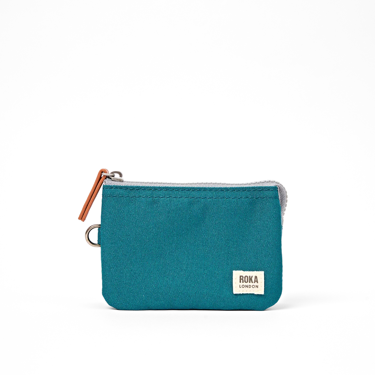 Carnaby Wallet in Deep Teal Canvas - Small