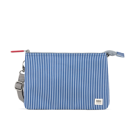 Carnaby Crossbody in Blue Hickory Canvas