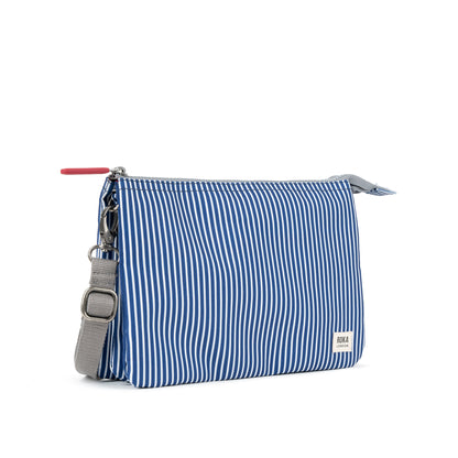 Carnaby Crossbody in Blue Hickory Canvas