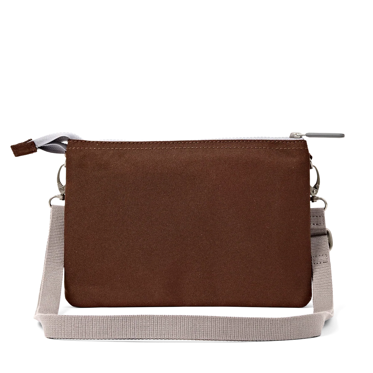 Carnaby Crossbody Bag in Chocolate Canvas - Extra Large
