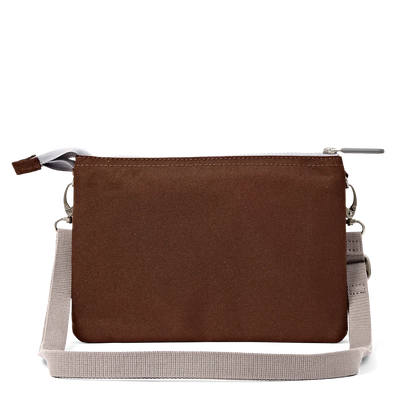 Carnaby Crossbody Bag in Chocolate Canvas - Extra Large