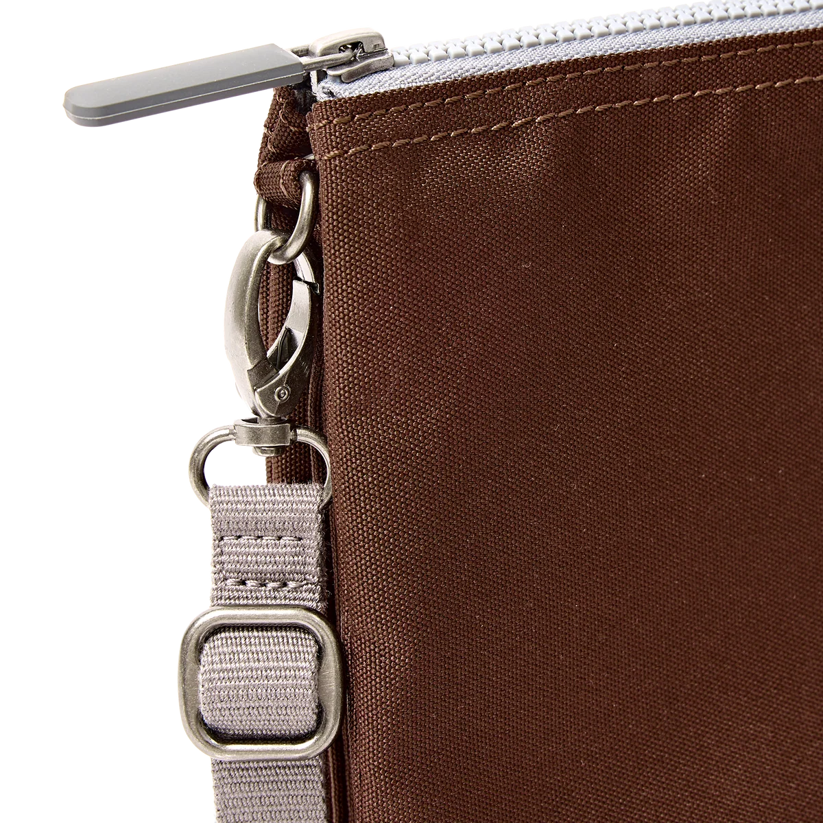Carnaby Crossbody Bag in Chocolate Canvas - Extra Large