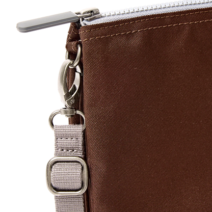 Carnaby Crossbody Bag in Chocolate Canvas - Extra Large