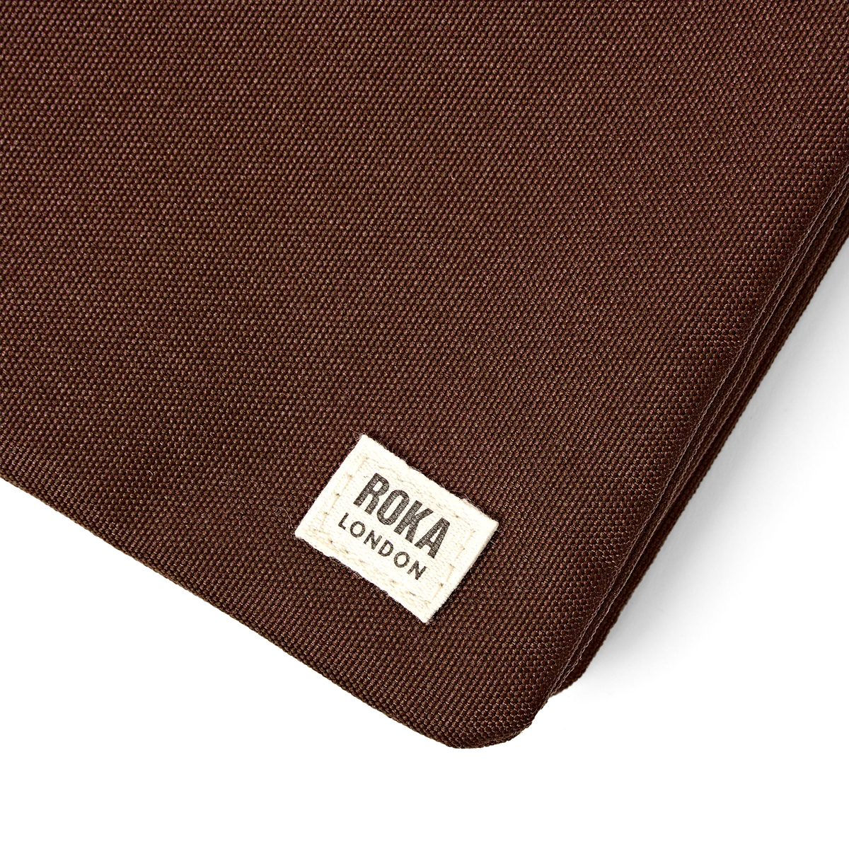 Carnaby Crossbody Bag in Chocolate Canvas - Extra Large