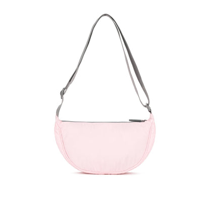 Farringdon Half Moon Bag in Seashell Taslon