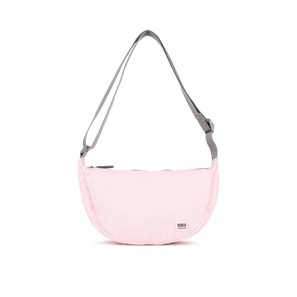 Farringdon Half Moon Bag in Seashell Taslon