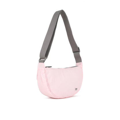 Farringdon Half Moon Bag in Seashell Taslon