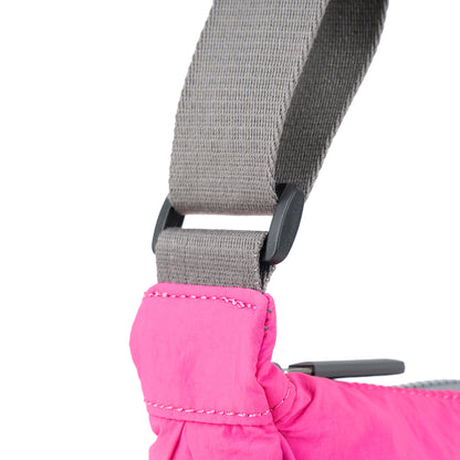 Farringdon Half Moon Bag in Hot Pink Taslon