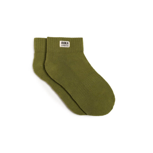 Wembley Ankle Socks in Avocado
