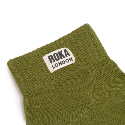 Wembley Ankle Socks in Avocado