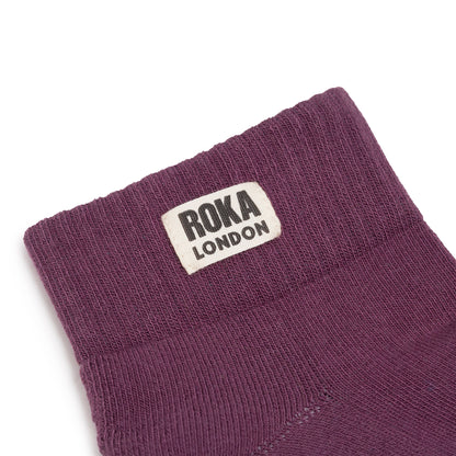 Wembley Ankle Socks for Women in Berry
