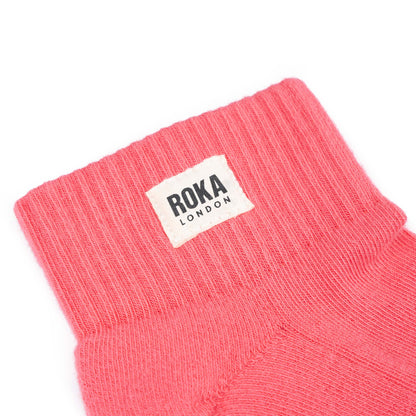 Wembley Ankle Socks in Coral