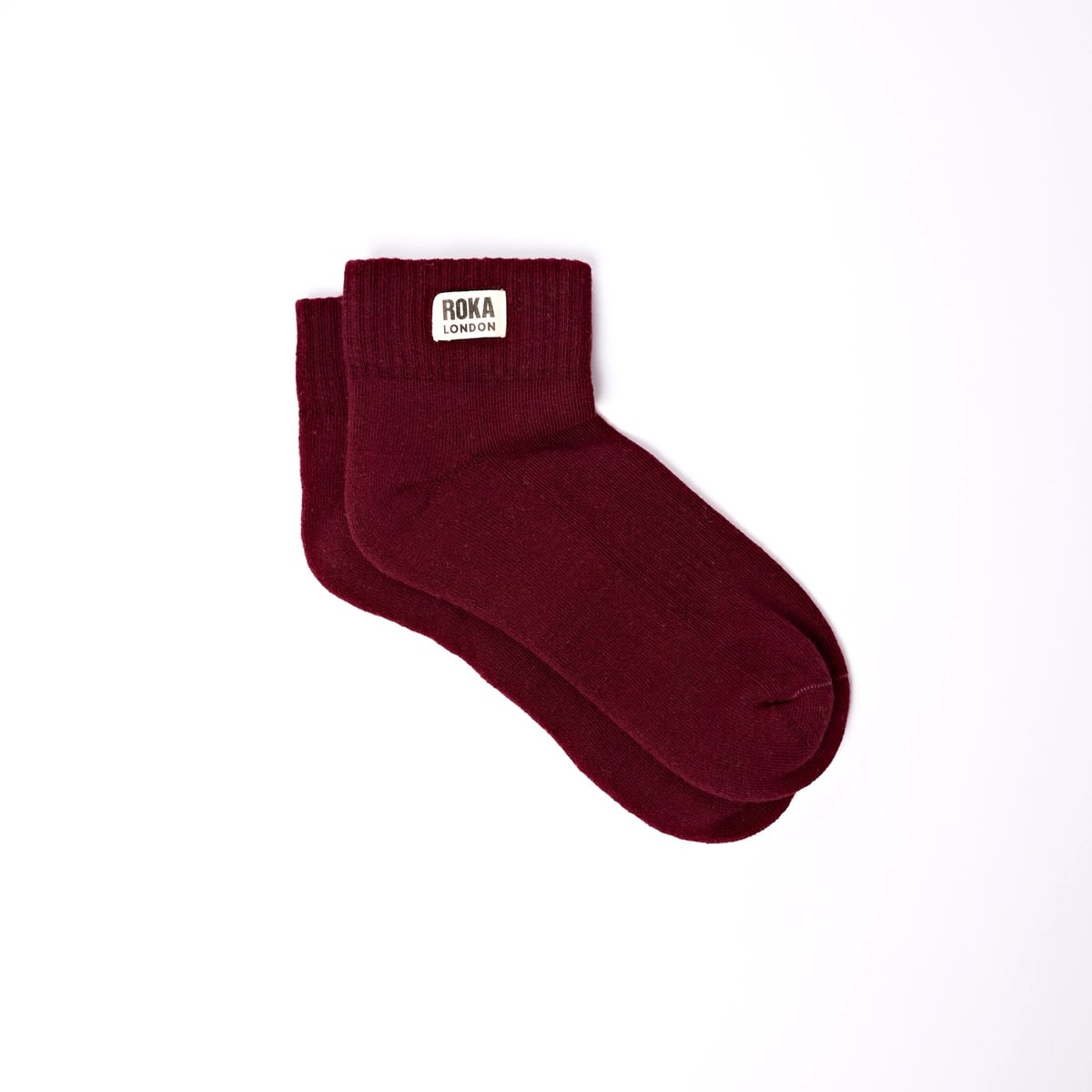 Wembley Ankle Socks in Plum