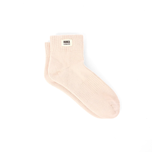 Wembley Ankle Socks in Ecru