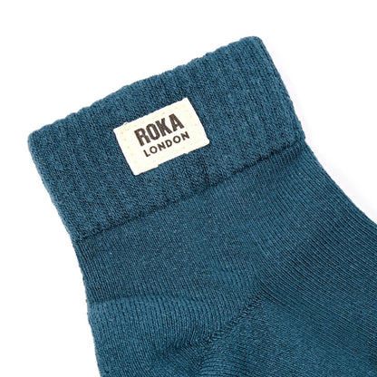 Wembley Ankle Socks in Lagoon Blue