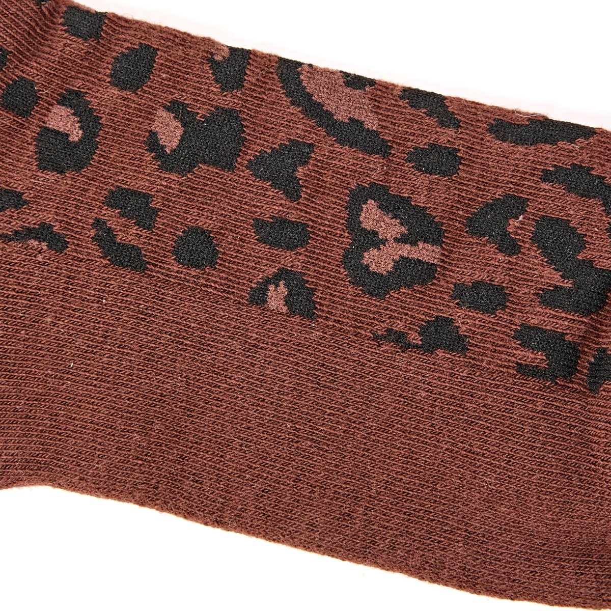 Wembley Ankle Socks in Mini Leopard Organic Cotton