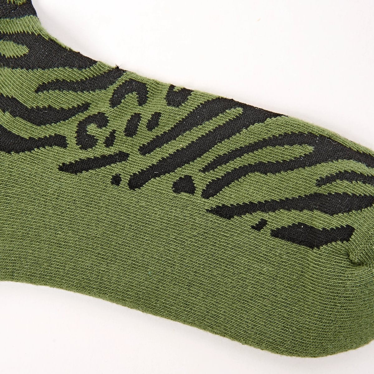 Wembley Ankle Socks in Mixed Animal Artichoke Organic Cotton