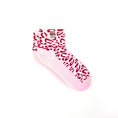 Wembley Ankle Socks in Vintage Ruby Organic Cotton