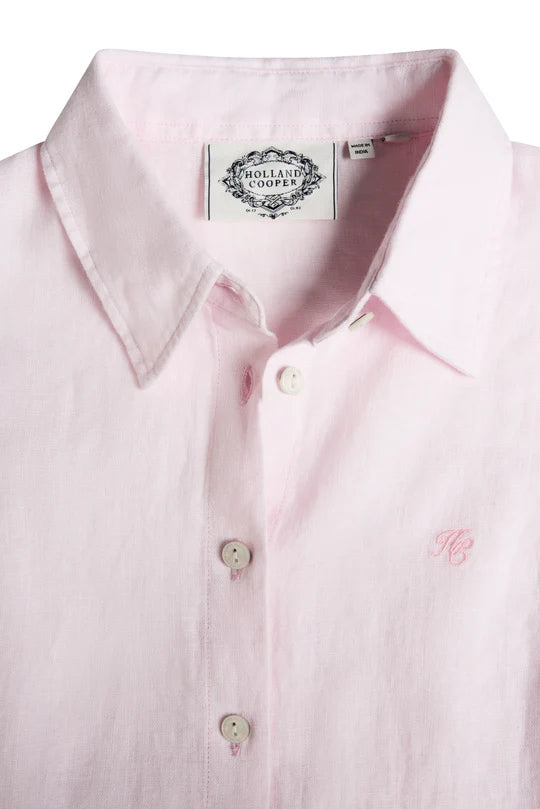 Sleeveless Amalfi Linen Shirt