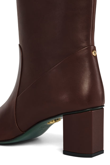 Regency Mid Heel Knee Boot
