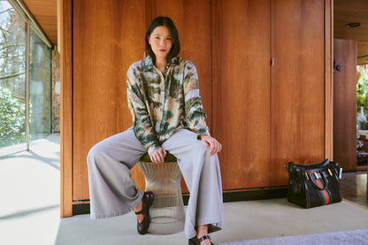 Rivers and Trees Natural Oversized Shirt